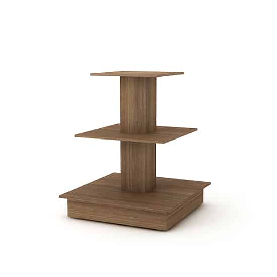 Zero tiered display stand